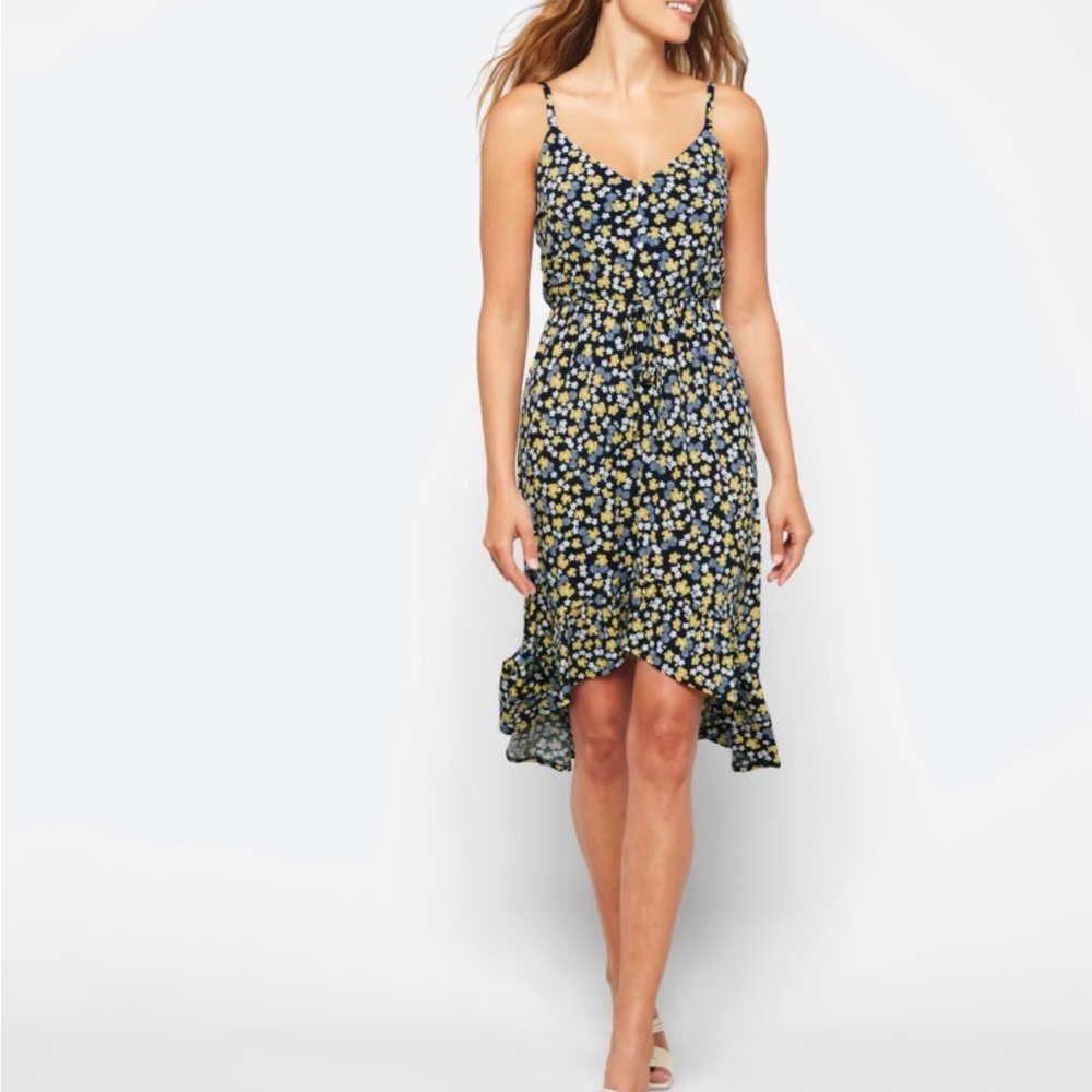 Kaileigh Floral Spaghetti Strap Dress